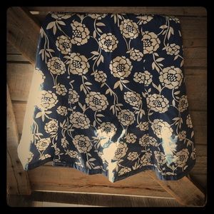 Boden cotton lined floral skirt
